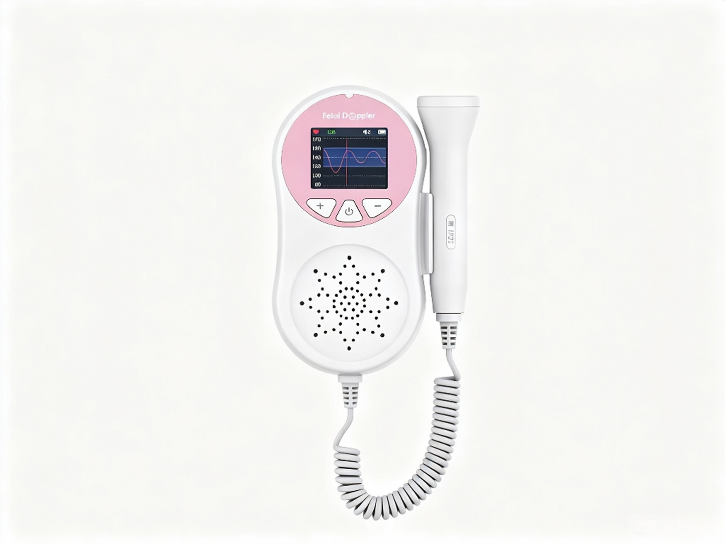 CONTEC10A PREMIUM Pocket Fetal Doppler | 3.0MHz Baby Heart Monitor with Color LCD #