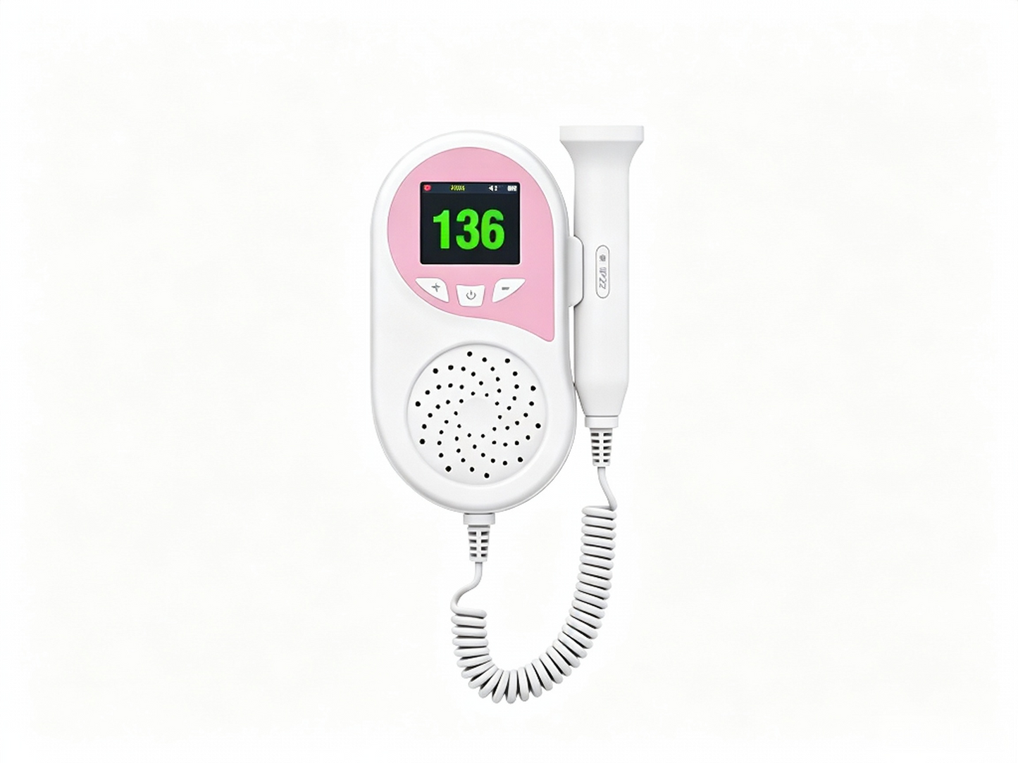 CONTEC10B PREMIUM Portable Fetal Doppler | 2.0MHz Baby Heart Monitor with Color LCD #