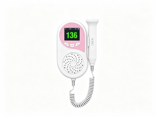 CONTEC10B PREMIUM Portable Fetal Doppler | 2.0MHz Baby Heart Monitor with Color LCD #