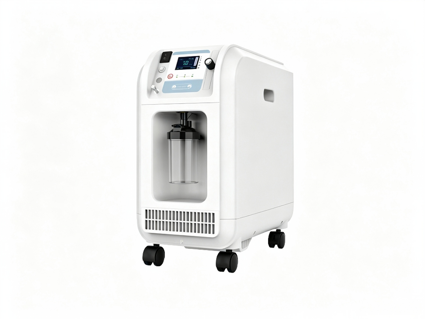 GHM-CONTEC21-7 Oxygen Concentrator | 7L/min Medical Oxygen Device with Nebulizer & SpO2 Monitor（7L） #