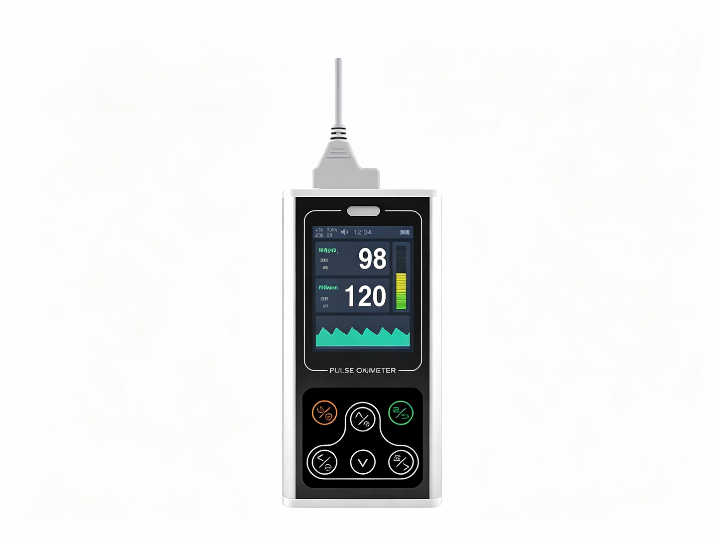 CONTEC CMS60D1 Handheld Pulse Oximeter – Medical Oxygen Saturation & Pulse Rate Meter with PI Monitoring #
