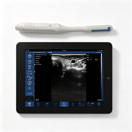 Global Healthcare Medical wireless handheld biplane rectal ultrasound system for transrectal and urological point-of-care imaging