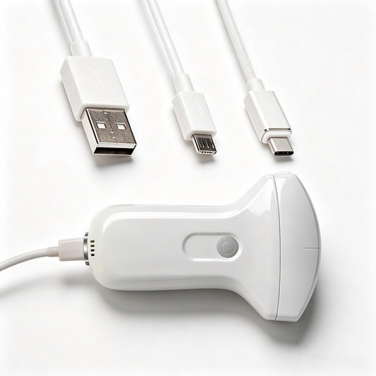 Global Healthcare Medical wireless handheld convex array ultrasound system for abdominal and point-of-care imaging