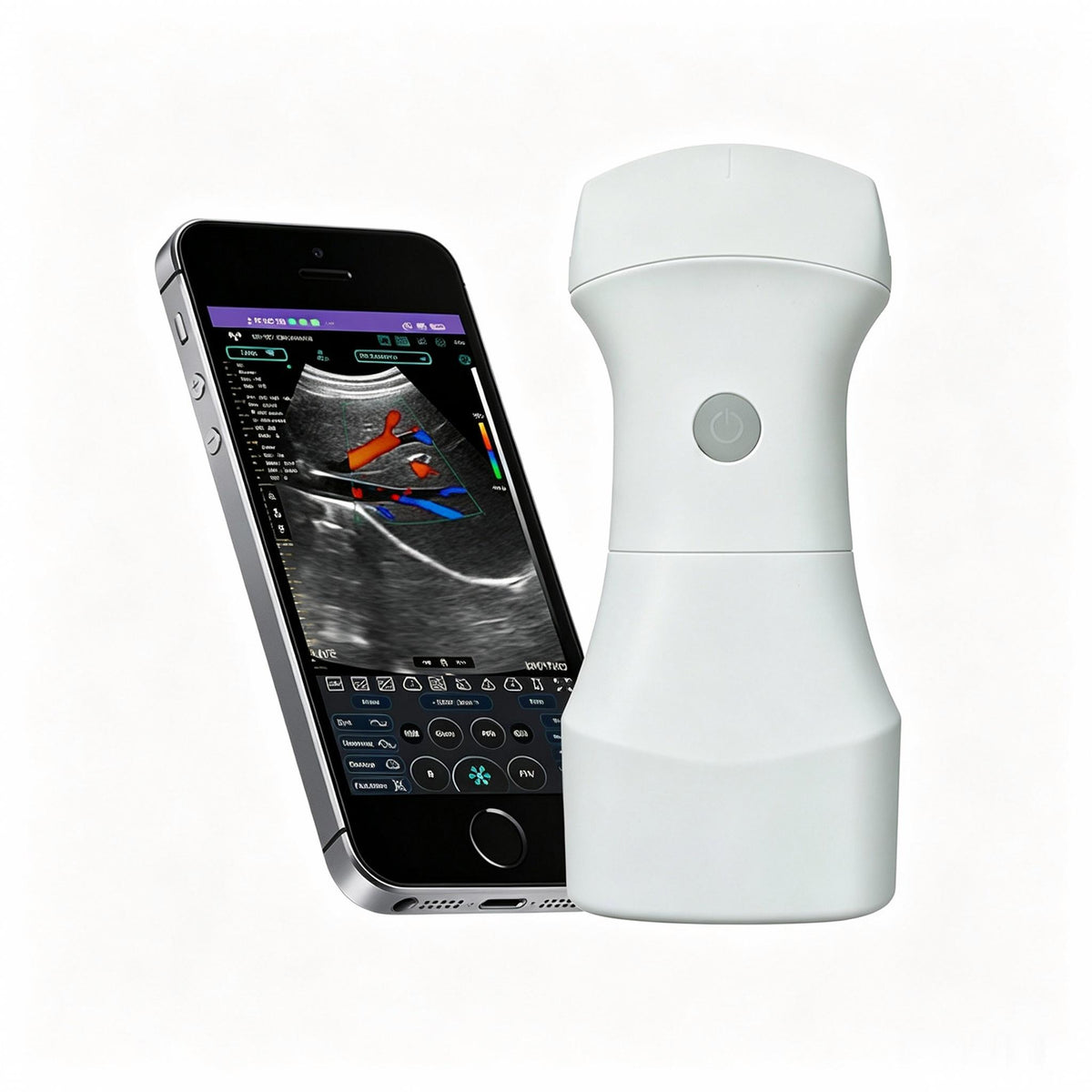 Global Healthcare Medical wireless handheld convex array ultrasound system for abdominal and point‑of‑care imaging