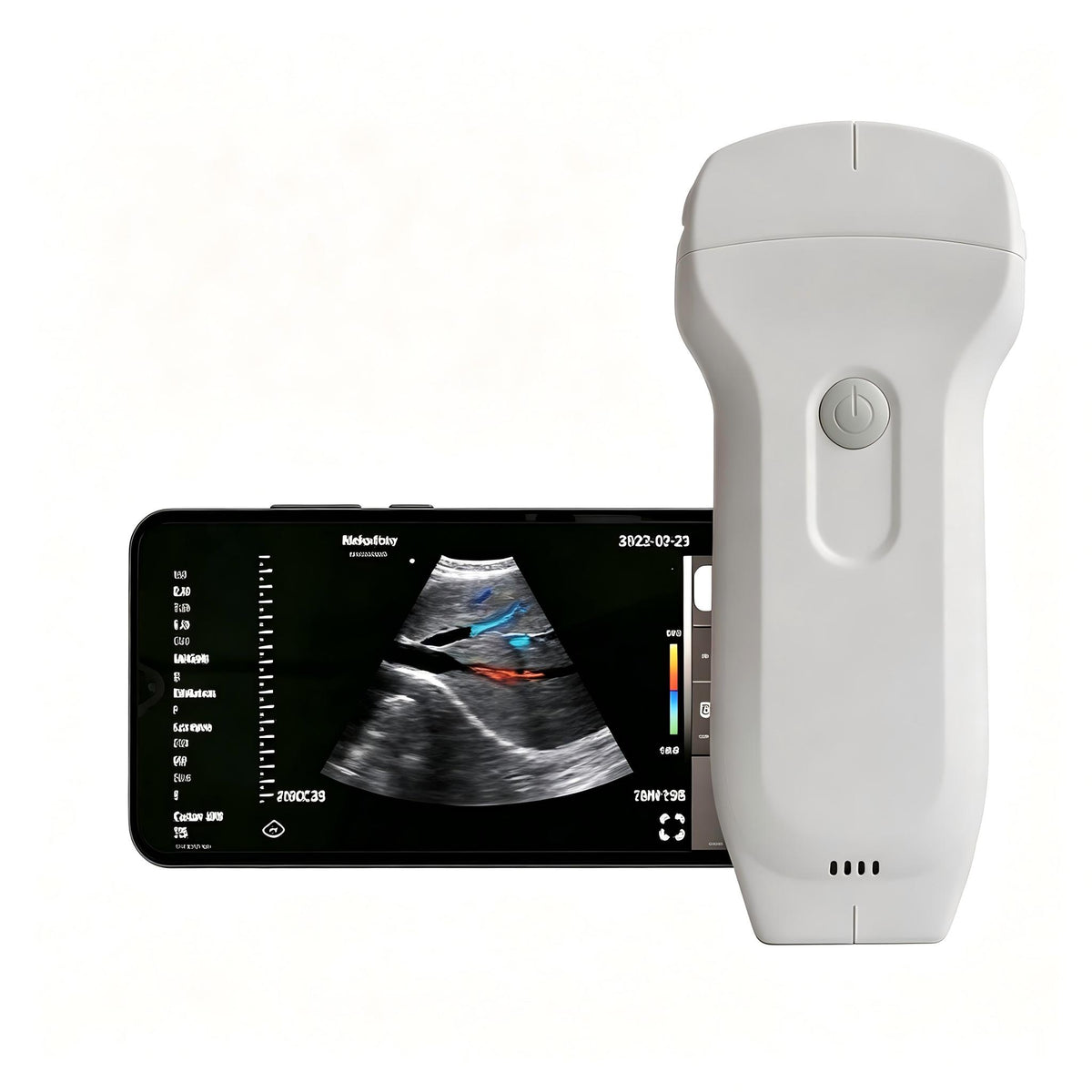 Global Healthcare Medical wireless handheld dual‑head ultrasound system with convex and linear probes for point‑of‑care imaging