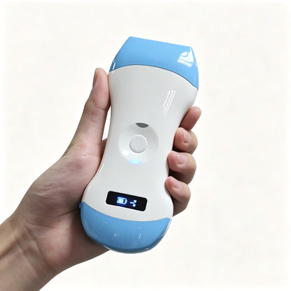Global Healthcare Medical wireless handheld dual‑head ultrasound system with convex and linear probes for point‑of‑care imaging