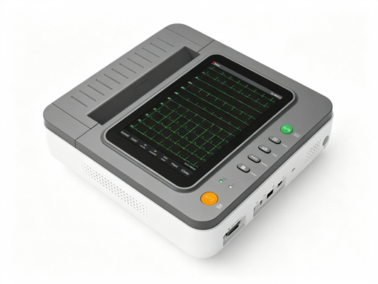 E18M 18-Lead ECG Machine | 10.1" Touch Screen Electrocardiograph with Auto-Analysis
