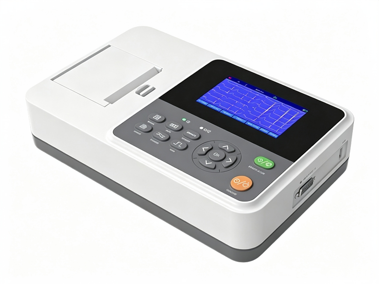 E3 12-Lead ECG Machine | 3-Channel Electrocardiograph with Auto-Analysis #