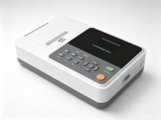 E3M 12-Lead ECG Machine | 3-Channel Electrocardiograph with Auto-Analysis