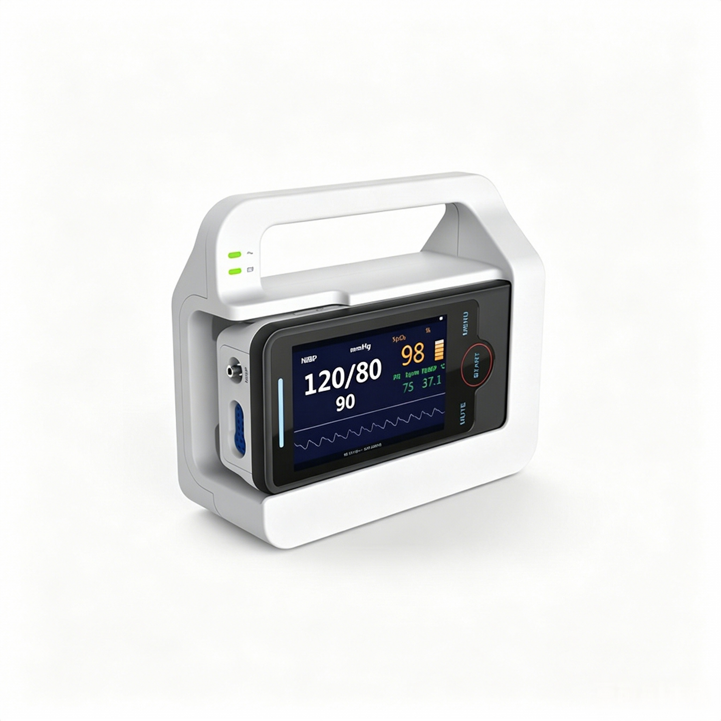E4 CCU Vital Signs Monitor | 4" Handheld Patient Monitor for Cardiac Care #