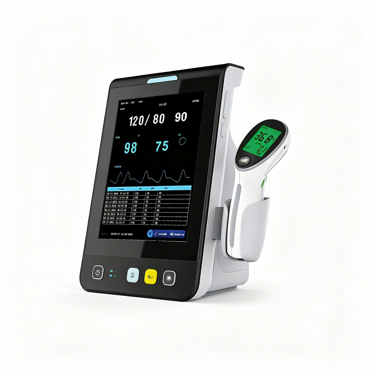 E8 Cardiac Vital Signs Monitor | 8" CCU Patient Monitor with Anti‑Interference Technology #
