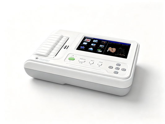 ECG600G 12-Lead ECG Machine | 7" Touch Screen Electrocardiograph with Auto-Analysis #