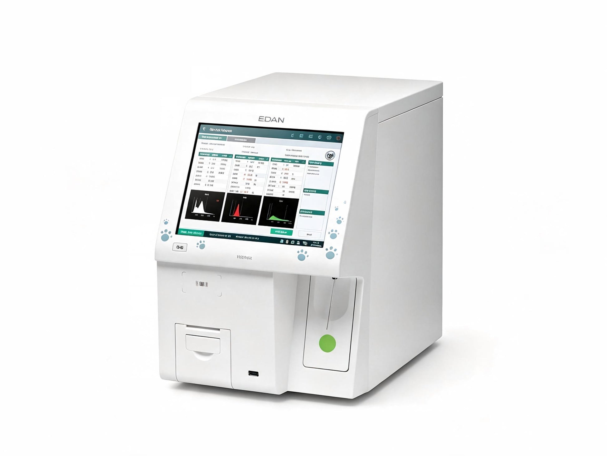 EDAN H30 Vet 3-part veterinary hematology analyzer with touchscreen