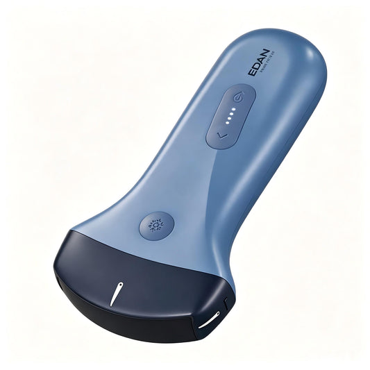 EDAN Nano C5 EXP handheld pocket ultrasound system with SynSight imaging and IP67 protection