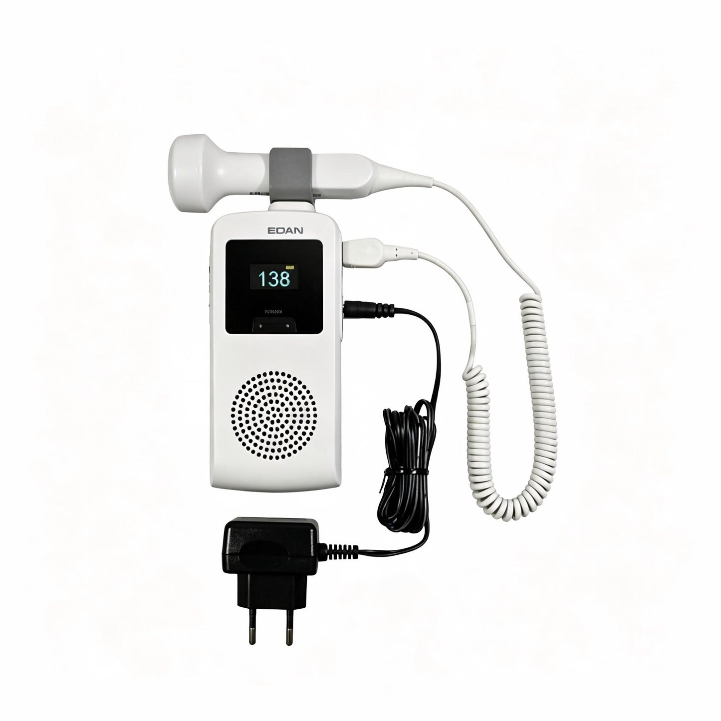 EDAN SD3 Plus Ultrasonic Pocket Doppler with OLED display and rechargeable battery for fetal and vascular monitoring
