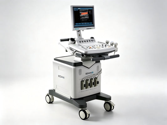 EDAN U2 Vet veterinary ultrasound system with 15-inch display and four transducer ports