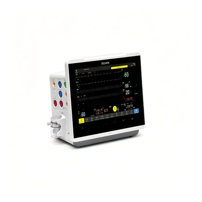 EDAN iX12 multi-parameter patient monitor with 12.1-inch touchscreen for bedside monitoring