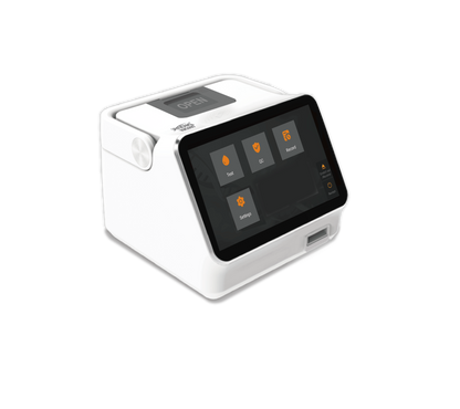 Global Healthcare Medical GHM VIM2000 US FIA Analyzer - Professional fluorescence immunochromatography analyzer with 7-inch LCD touchscreen, built-in incubator, 30+ parameter detection via ID card reading, integrated thermal printer, 50,000-result memory, and RJ-45/USB connectivity for point-of-care and clinical diagnostic testing