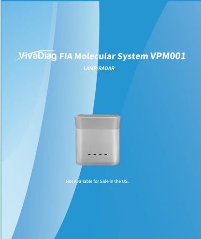 Global Healthcare Medical GHM VPM001 US FIA molecular system - quantitative fluorescence immunochromatography analyzer with 10 ± 5 second test time, 30+ parameter detection, 50,000 results memory, and direct LIS/HIS connectivity for professional clinical laboratory testing
