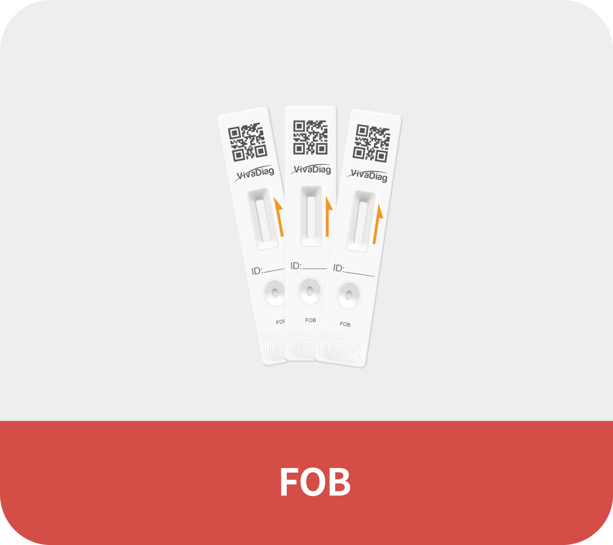 Global Healthcare Medical GHM FOB US fecal occult blood test kit (FIA) - quantitative fluorescence immunoassay for hemoglobin measurement in human feces with 5-minute test time and 25-2000 ng/mL measuring range