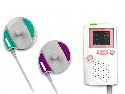 GHM L8D Bluetooth Fetal Monitor – Portable Wireless Fetal/Maternal Monitor with Bluetooth APP Connectivity, DSP Technology, Multi-Crystal Probe, and Cloud Data Storage #