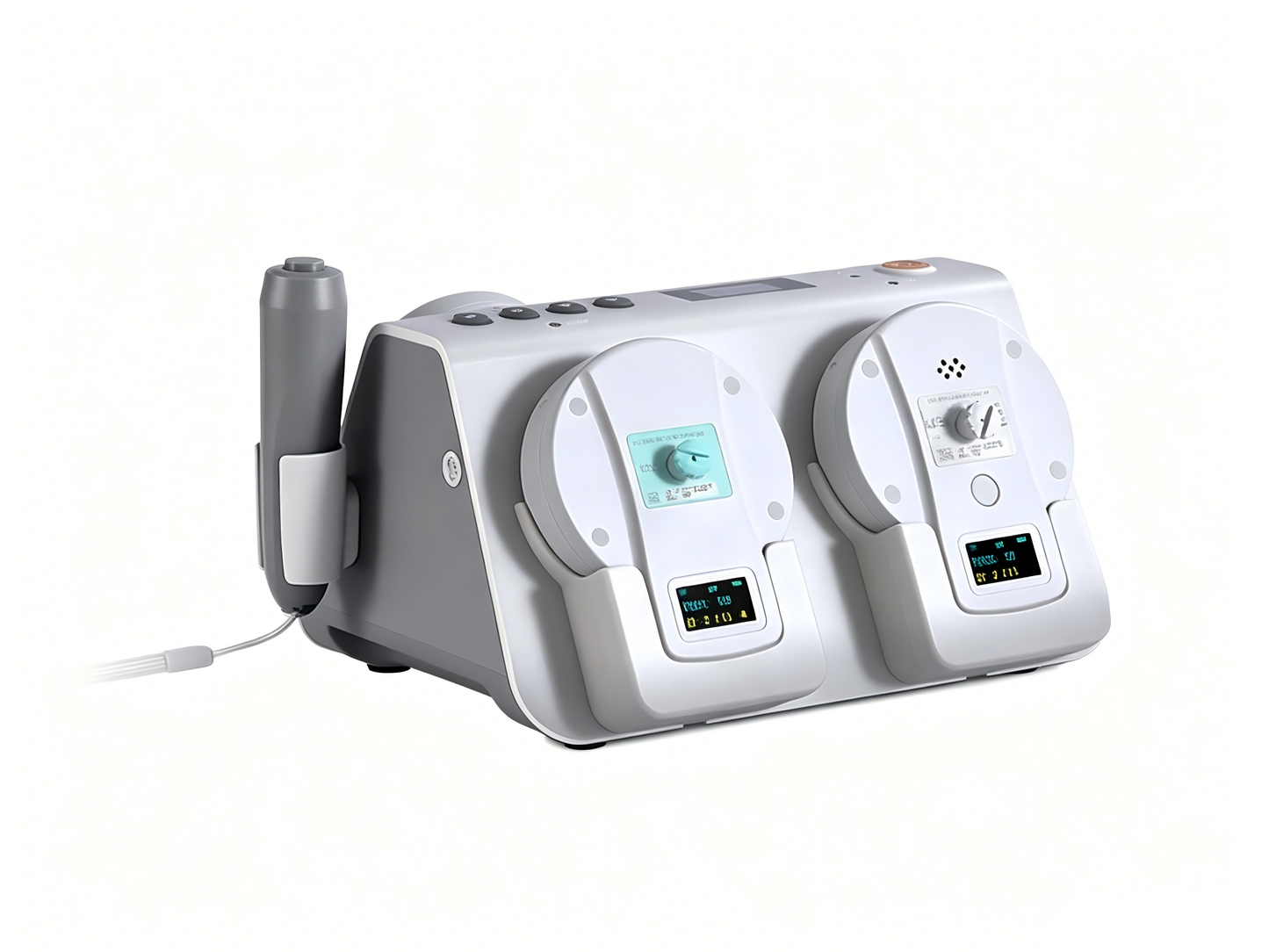 GHM L8T32 Fetal Monitor – Wireless Dual-Bed Fetal/Maternal Monitor with IPX7 Waterproof Probes, WiFi/Bluetooth Connectivity, OLED Probe Display, and Auto CTG Scoring #