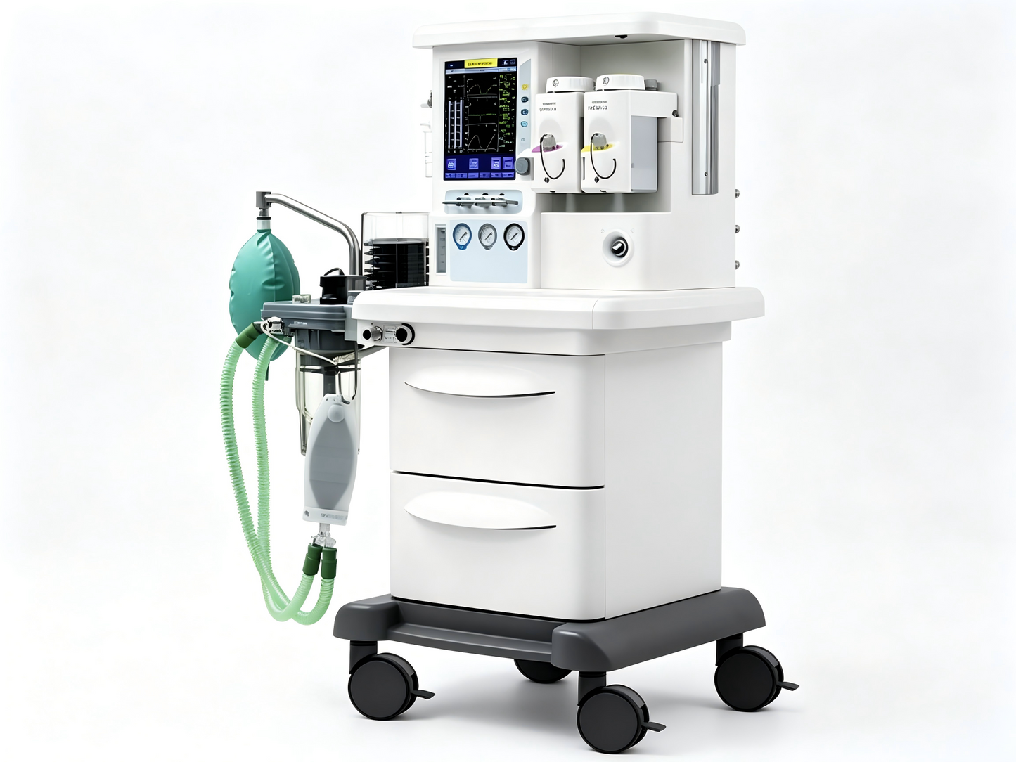 GHM X50 Anaesthetic Workstation – 12.1" Touchscreen Anesthesia Machine with 10–1600 mL Tidal Volume | Global Healthcare Medical #