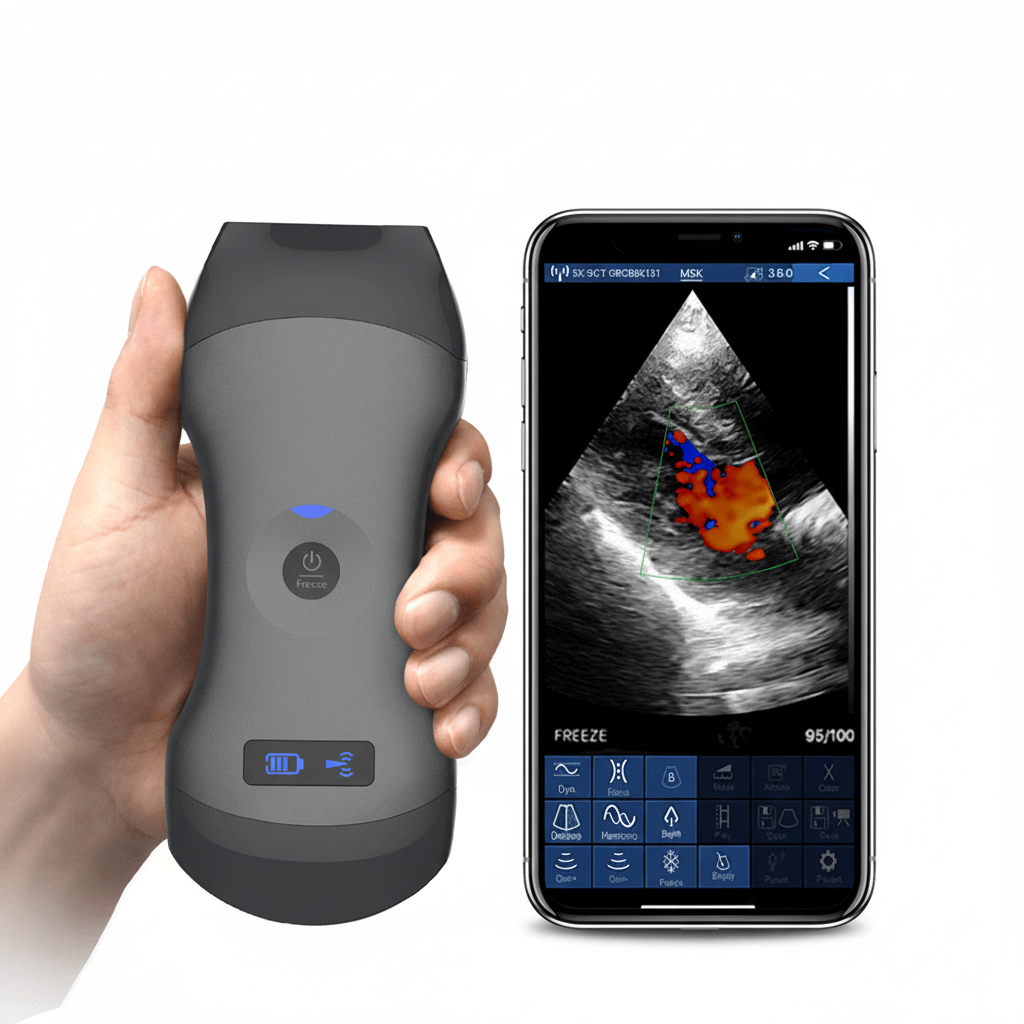 Global Healthcare Medical wireless handheld ultrasound compatible with Android device
