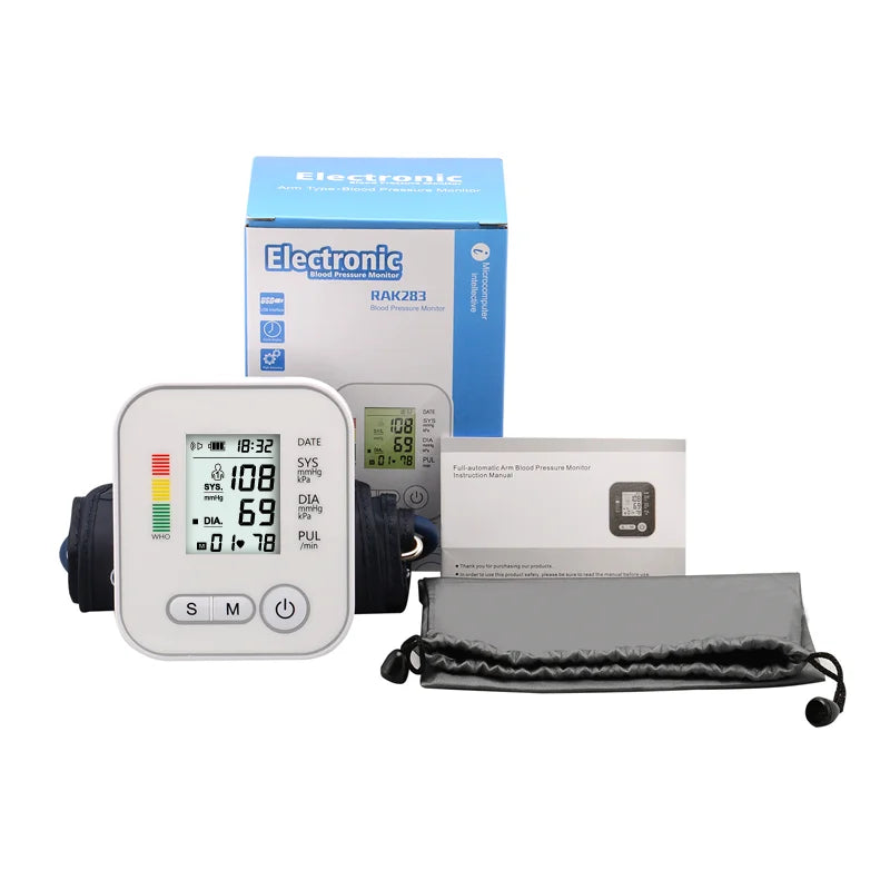 电动数字式 ISO 13485 标准 II 级血压计 LCD 显示屏 可拆卸电池 听诊器 3mmHg 精度