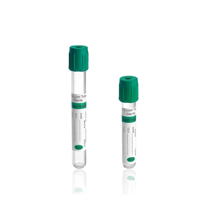 Red Top Cap Plain Sterile Veterinary No Additive Free Plain Plastic Evacuation Vacuum Blood Collection Tube #