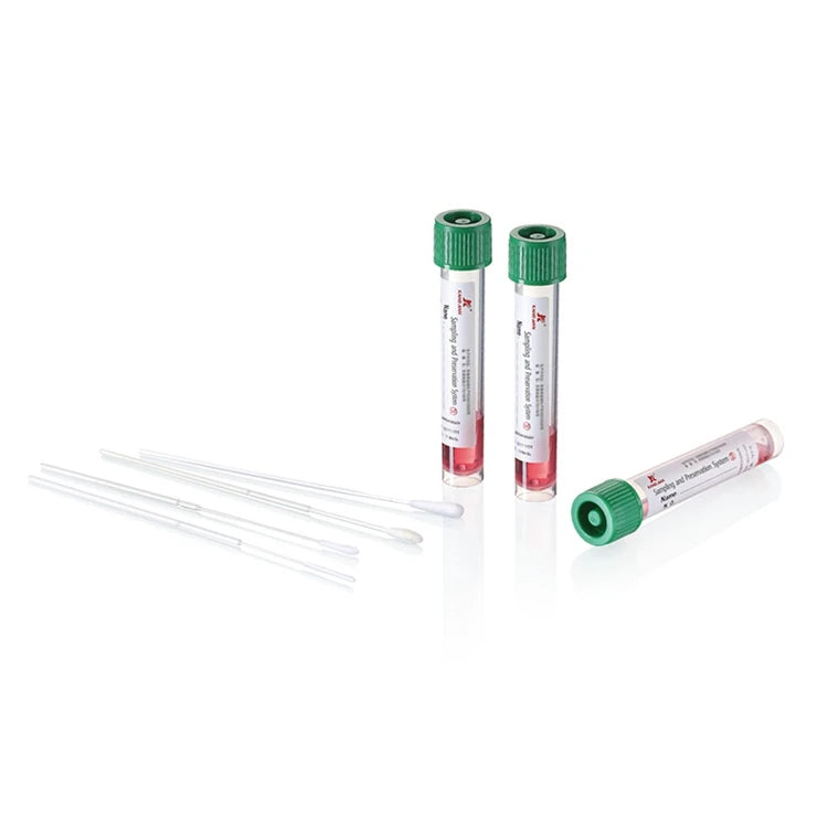 Medical Suppliers Disposable Sterile Flocking Nasal Swab Stick Sampling Collection Swab #