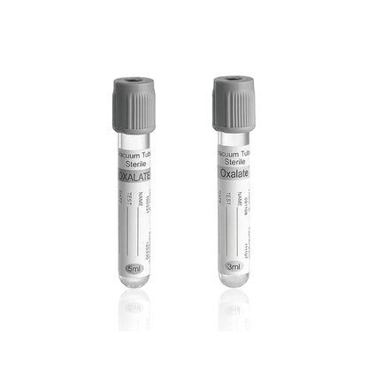 Grey Cap Head Top Disposable Single Use Medical Vacuum Blood Sugar test Collection Glucose Tube Supplier #