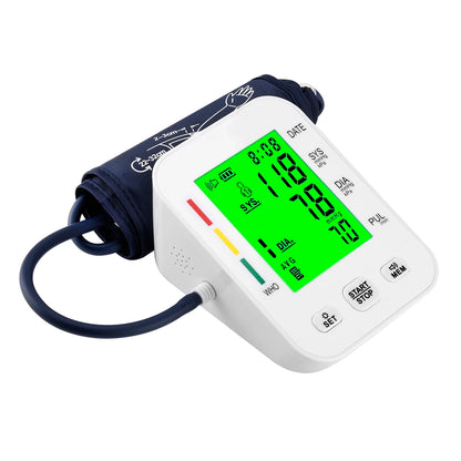 便携式上臂式医用电子数字血压计 LCD 显示屏 USB 充电 CE 认证 II 级医疗设备