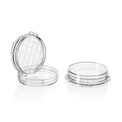 90mm Sterile Disposable Two-compartment Plastic Petri Dish #