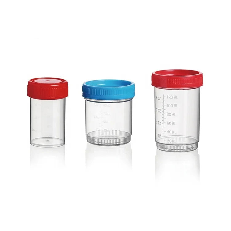 Sterile Disposable 60ml Plastic Urine Specimen Container #