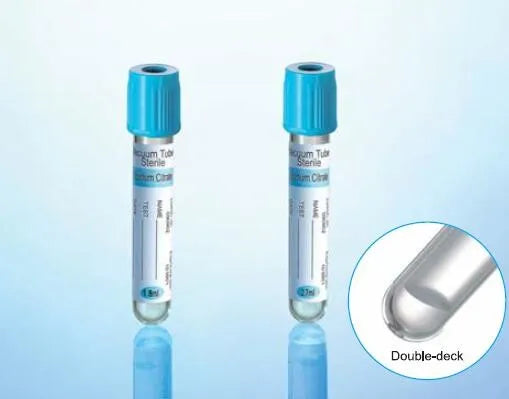 Guarantee Effectives Blue Top Cap Pediatric Sodium CitratePt Blood Sample Collection test Tube for Blood Storage #