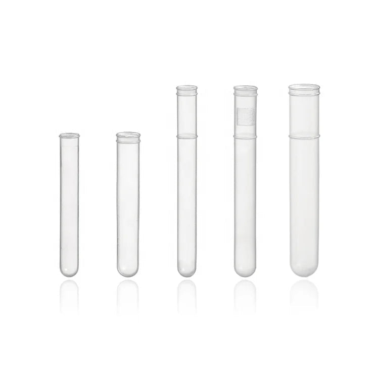 Excellent Material PE PP PS Material 12*75mm 13*78mm 12*100m 15*100mm Medical Blood test Tubes #