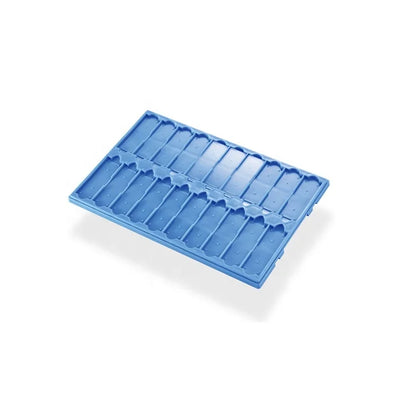 Blue Orange 20 Position Slide Staining Rack Microscope Slide Mailer #