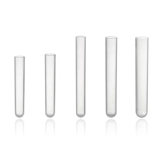Multiple Sizes and Types Superior PE/PP/PS Material Plastic test Tube #