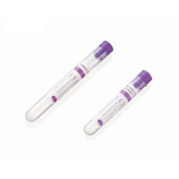 Medical Grade PP Material Non Vacuum Edta K2 K3 Blood Collection Tube #