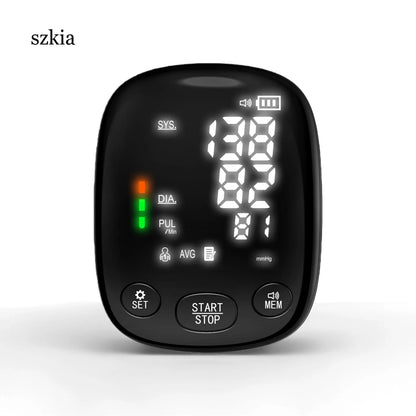 家庭诊所数字血压计 LCD 显示屏 可拆卸电池 腕带式使用 CE 认证