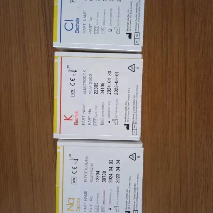 Beckman Coulter K Na Cl Electrodes Original New for Beckman Coulter Chemistry Analyzer #