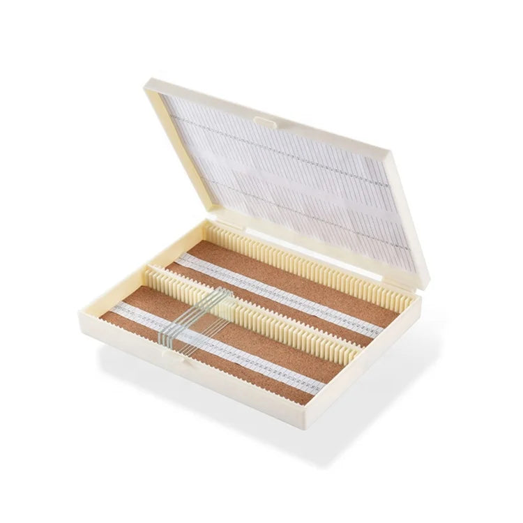 ABS Plastic Microscope Slide Storage Box #
