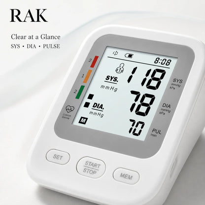 医用级老年人血压计 电动式 LCD 显示屏 CE 认证 2x90 记忆功能 家庭和诊所使用