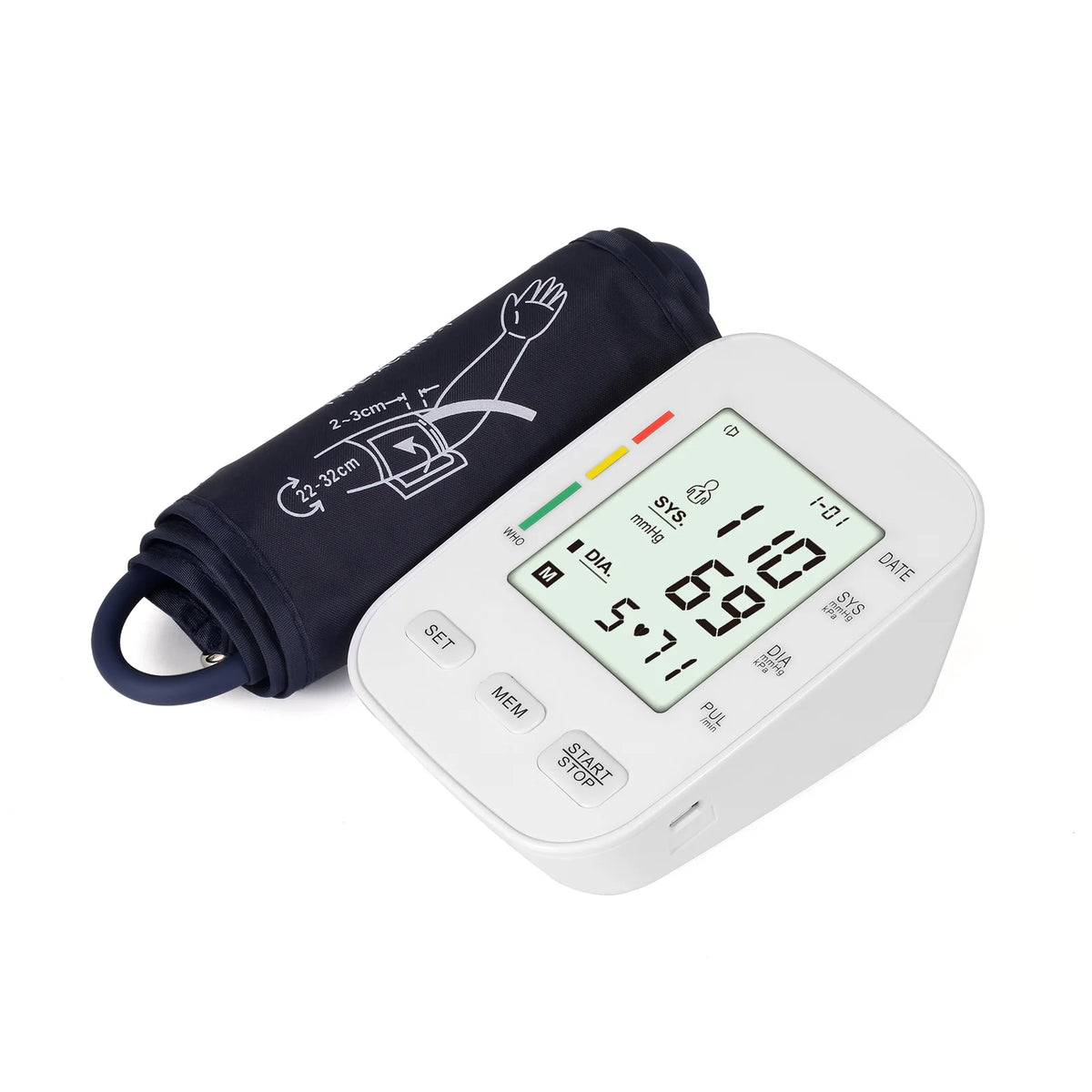 RAK260数字式语音血压计 OEM 英语语音 USB 数据线 上臂式电子血压计 制造商价格最优惠