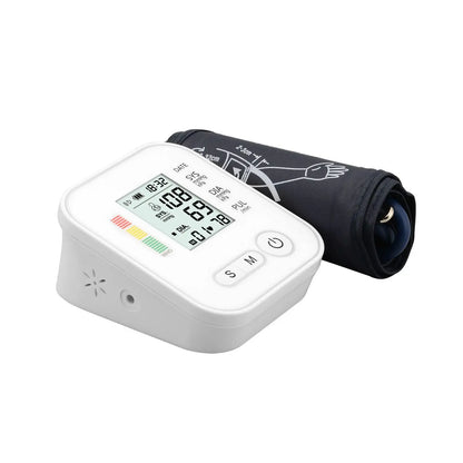 批发电动式血压计 CE 认证 1mmHg 精度 英文语音数字显示 中性包装