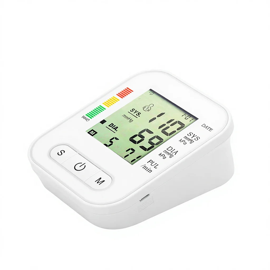 电子健康数字血压计 上臂式 电控式 信用卡大小 LED显示屏 3mmHg 精度 2*99 记忆功能 1