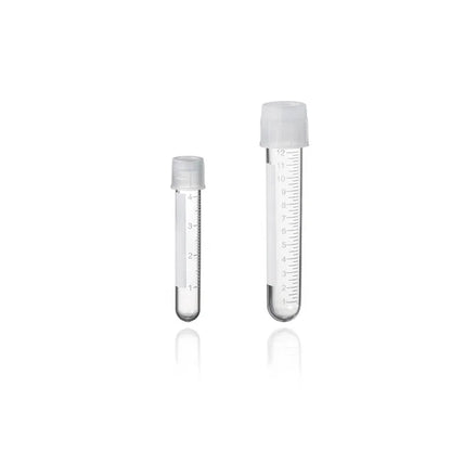 Multiple Sizes and Types 12ml Plastic test Tubes With Screw Caps #