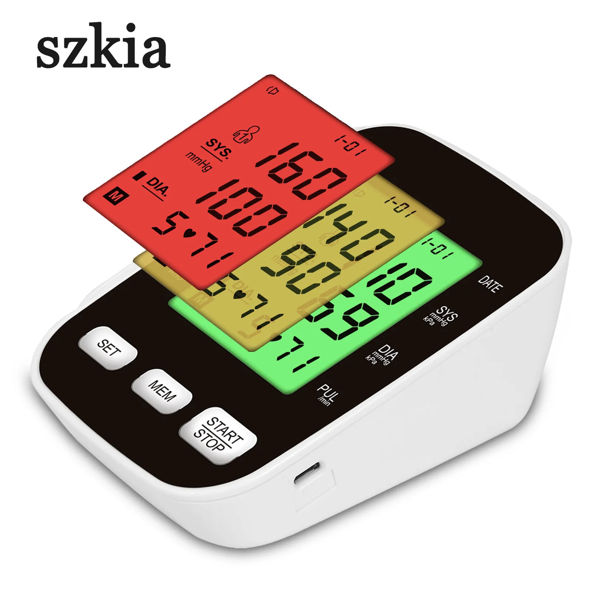 高评价电动数字血压计 LCD 显示屏 多功能 患者护理 方便诊断 1 年保修