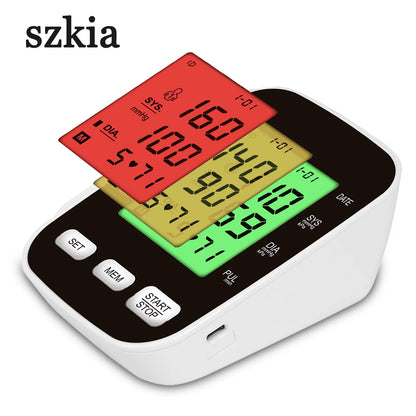 高评价电动数字血压计 LCD 显示屏 多功能 患者护理 方便诊断 1 年保修